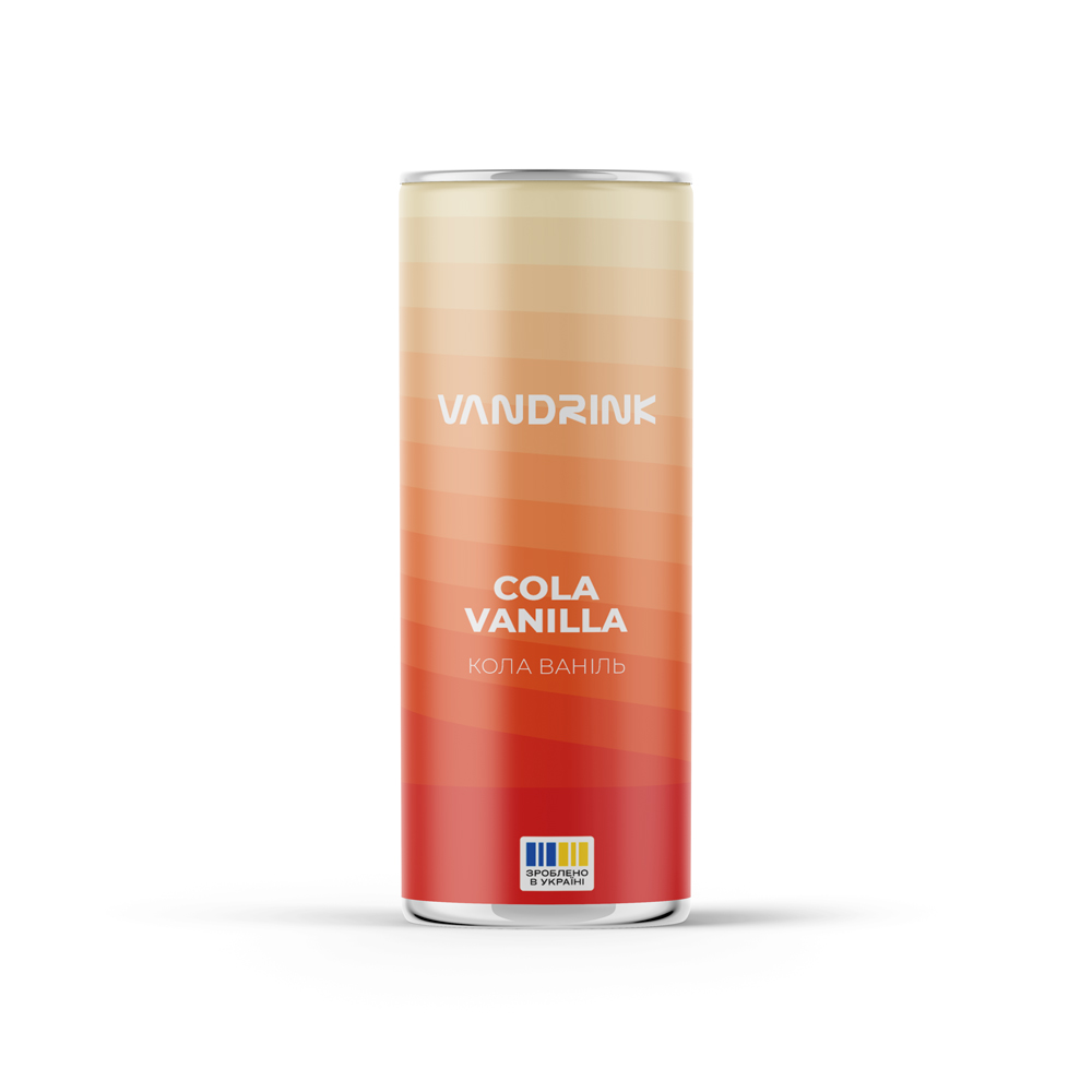 Vandrink кола зі смаком ванілі