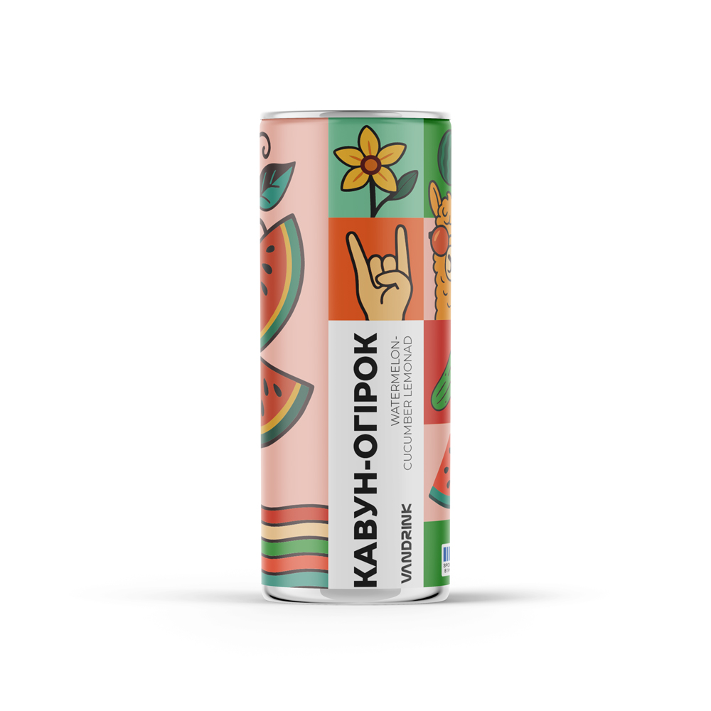 Vandrink лимонад кавун-огірок